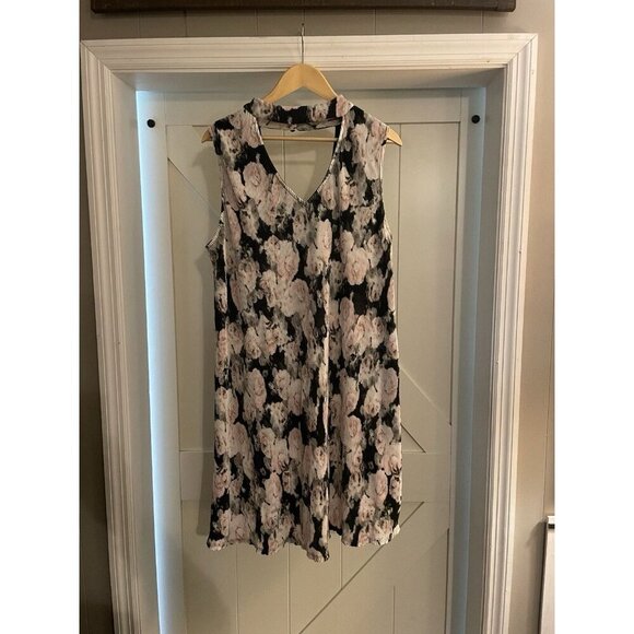 AVENUE PLUS PLEATED WHIMSY DRESS SZ 14/16 - Picture 2 of 3